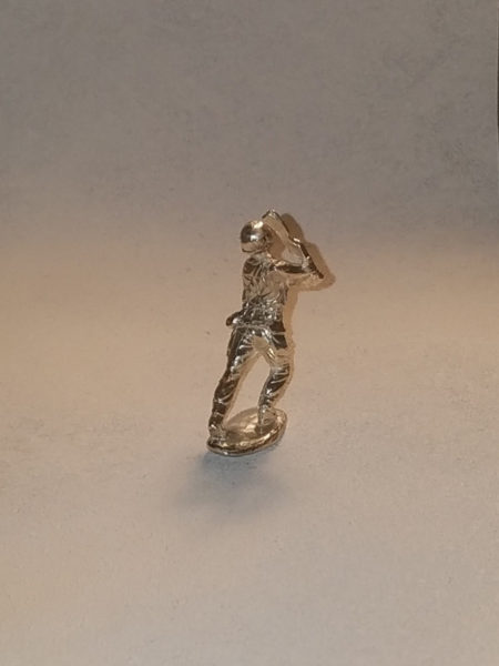 Classic Silver Soldier Combat Army Man