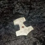 Viking's hammer in Norse-style