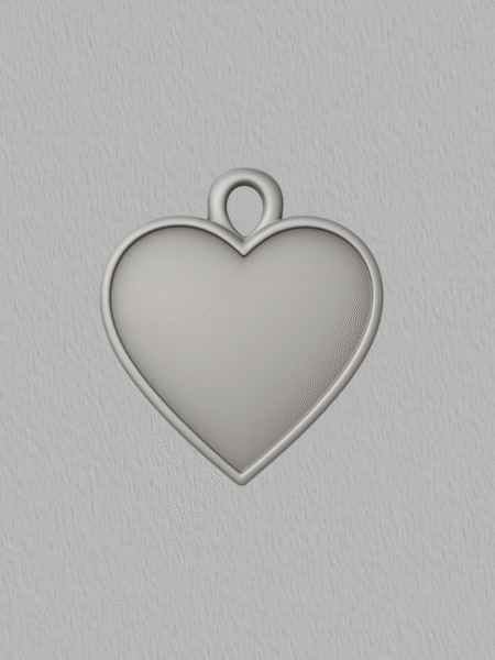 Custom design for silver pendant