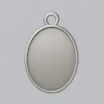 Custom design for silver pendant