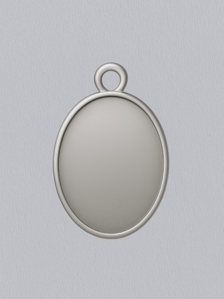 Custom design for silver pendant