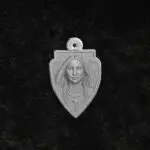 Pocahontas silver pendant