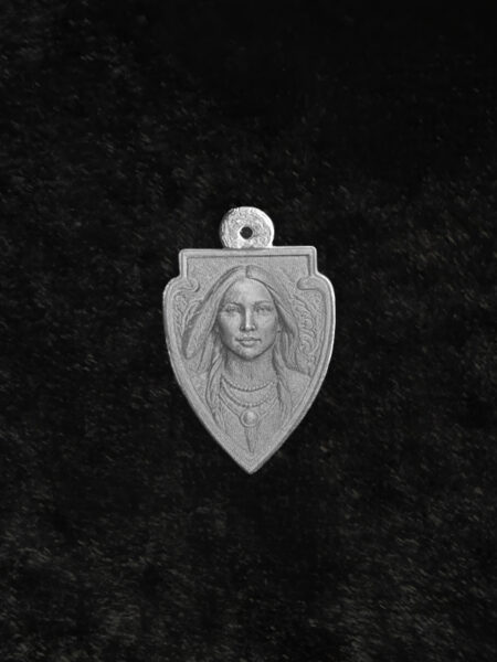 Pocahontas silver pendant