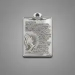 Lord's prayer .999 silver pendant