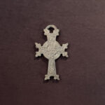Celtic silver cross ornated pendant