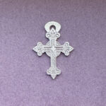 Silver ornated cross