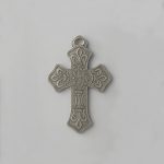 ornated 999 silver cross pendant