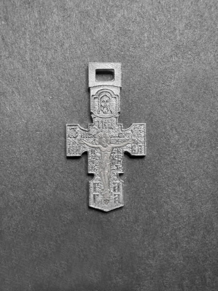 Christian Orthodox Silver Cross Pendant